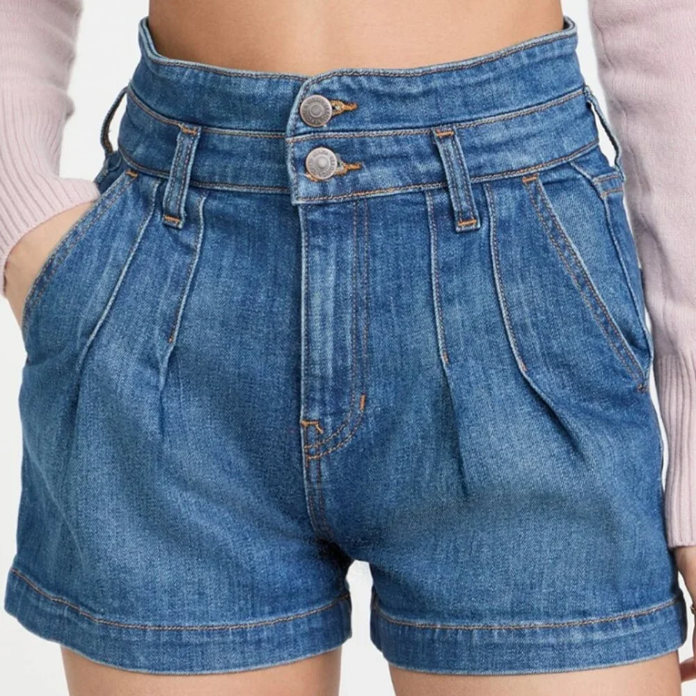 Veronica Beard Indigo Denim Shorts - Picture 13 of 13